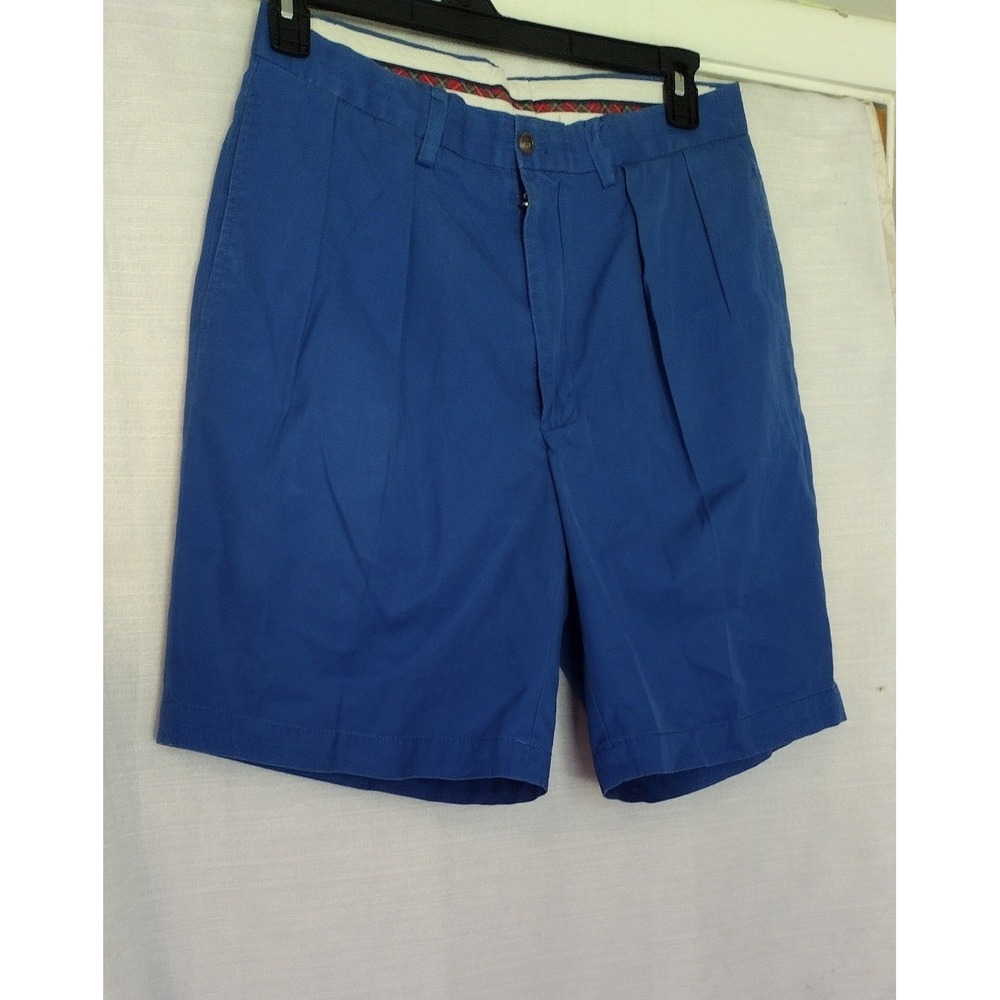 Polo Ralph Lauren Golf Shorts Men's 32 Royal Blue Fairway Fit Cotton Crest Logo